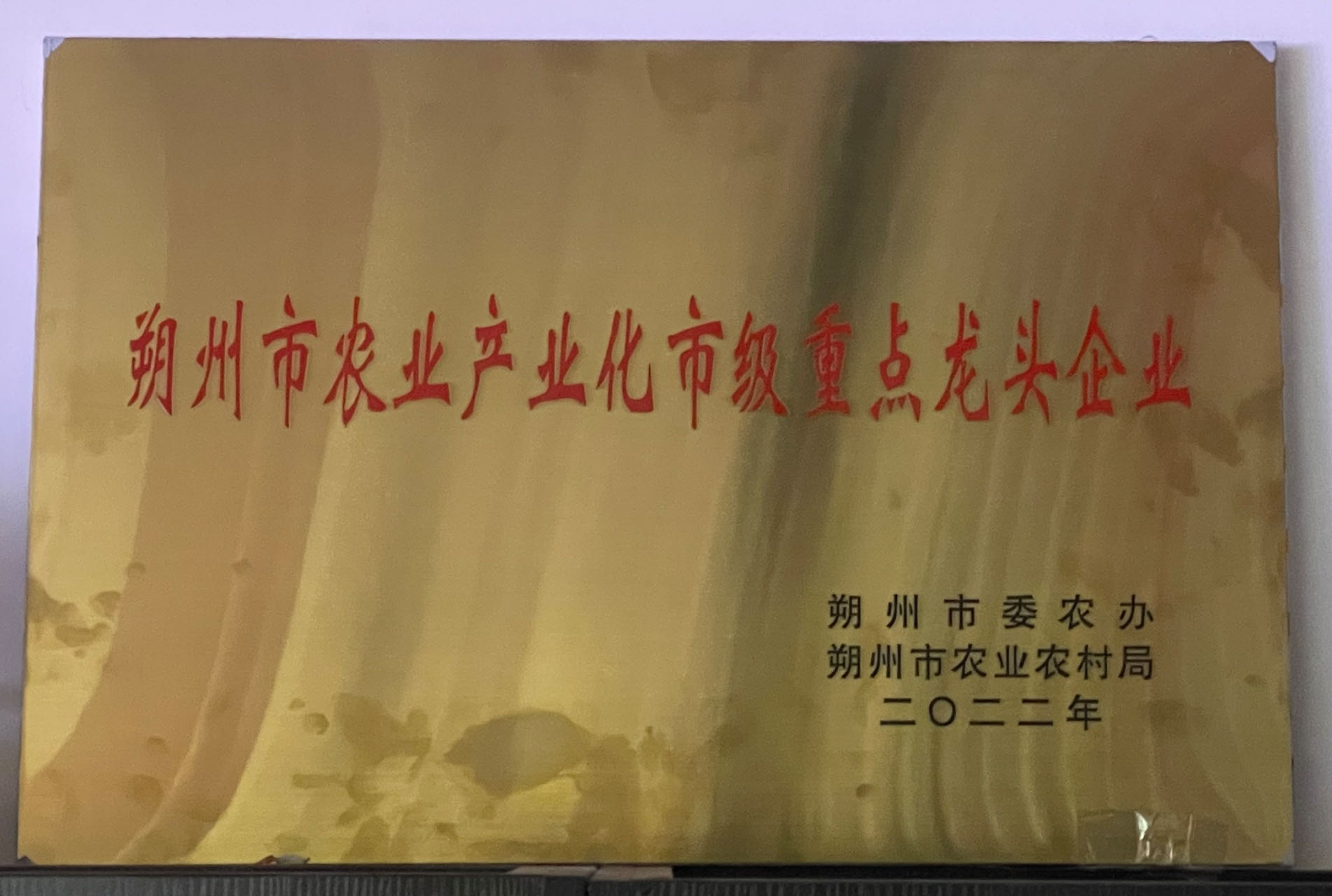 朔州市农业农村化市级重点龙头企业
